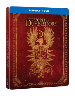 David Yates - Legendás állatok - Dumbledore titkai - "Crest" steelbook - Blu-ray + DVD