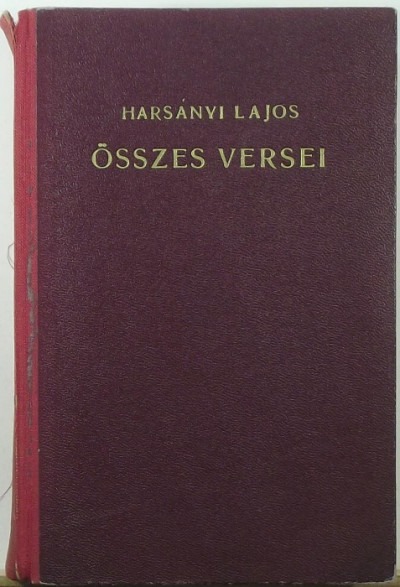 Harsányi Lajos - Harsániiy Lajos összes versei