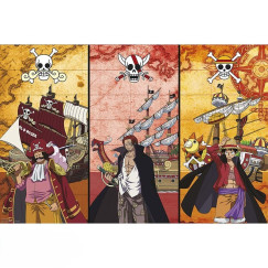 One Piece- Capitányok és hajóik poszter