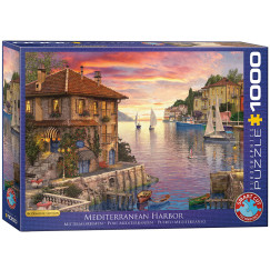 Dominic Davison - Földközi-tengeri kikötő, 1000 db-os puzzle (EUROGRAPHICS, 6000-0962)