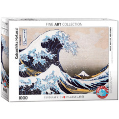 Katsushika Hokusai - Nagy Hull�m Kanagaw�n�l , 1000 db-os puzzle (EUROGRAPHICS, 6000-1545)
