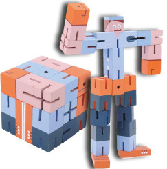 IQ-teszt Puzzle Boy 2, k�k, narancs, vil�gosk�k