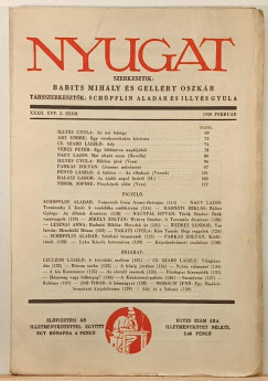 Babits Mihály   (Szerk.) - Gellért Oszkár   (Szerk.) - Nyugat XXXII. évf. 2. szám