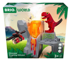 BRIO Dino kiegészítő készlet vulkánnal (36092)