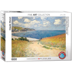 Claude Monet - Ösvény a búzaföldeken keresztül, 1000 db-os puzzle (EUROGRAPHICS, 6000-1499)