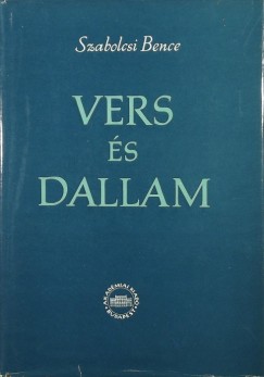 Szabolcsi Bence - Vers s dallam