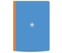 Flexbook Smartbook vonalas jegyzetfüzet kék, 21 × 29 cm, vászongerincű kivitelben