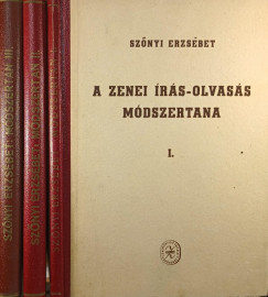 Sznyi Erzsbet - A zenei rs-olvass mdszertana I-III.
