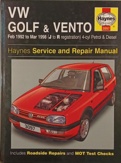 VW Golf & Vento Haynes Service and Repair Manual