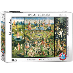 Hieronymus Bosch - A f�ldi gy�ny�r�k kertje, 1000 db-os puzzle (EUROGRAPHICS, 6000-0830)