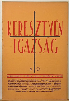 Keresztyn igazsg VII. vfolyam 1940. augusztus 8. szm