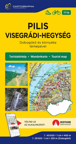 Pilis s Visegrdi-hegysg turistatrkp - 1:40 000