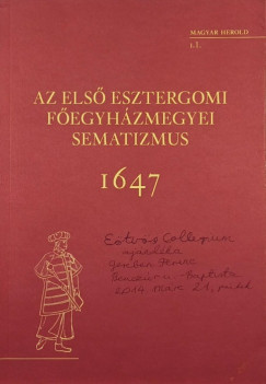 Borsodi Csaba - Az els esztergomi fegyhzmegyei sematizmus 1647