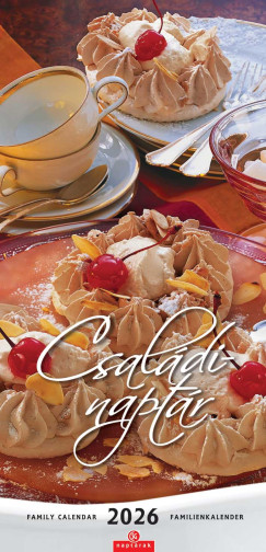Családi naptár - 22x48 cm - 2026