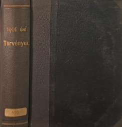 Az 1901. �vi t�rv�nyek gy�jtem�nye