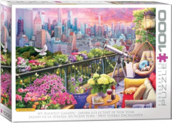 New York Tetőkert, 1000 db-os puzzle (EUROGRAPHICS,6000-6161)