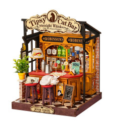 Tipsy Cicabár, 3D kreatív makett LED világítással, 136 db-os