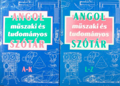 Magay Tams   (Szerk.) - Angol-magyar mszaki s tudomnyos sztr I-II.