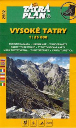 TP2502 Vysok Tatry (Magas-Ttra) turistatrkp (szlovk nyelv)