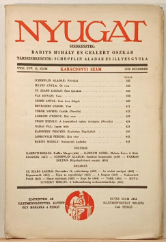 Babits Mihly   (Szerk.) - Gellrt Oszkr   (Szerk.) - Nyuat XXXI. vf. 12. szm