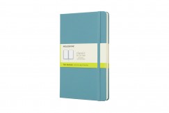 Moleskine notesz - QP062B35 kem�ny hamu k�k "L" - sima