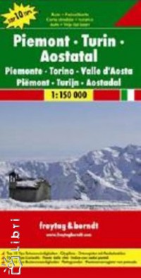 Piemonte, Torino, Aosta-vlgy 1:150 000