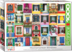 Mediterr�n Ablakok,1000 db-os puzzle (EUROGRAPHICS,6000-5350)