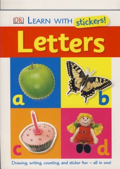Dorling Kindersley   (sszell.) - Learn with stickers! - Letters