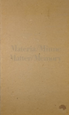 Materia/Minne - Matter/Memory