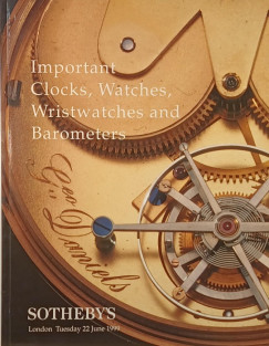 Important Clocks, Watches, Wristwatches and Barometers