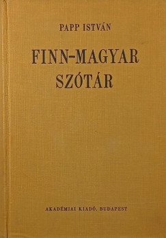 Papp Istv�n - Finn-magyar sz�t�r