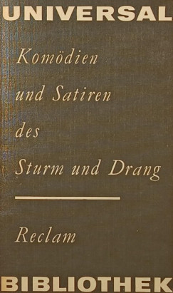 Komdien und Satiren des Sturm und Drang