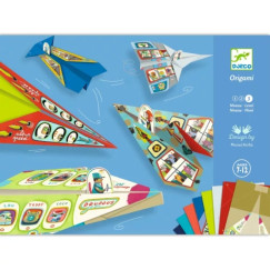 Rep�l�k, Origami k�szlet (DJECO, 20 db �v, 20 db karton figura)
