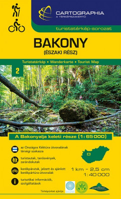 Bakony-szaki rsz turistatrkp