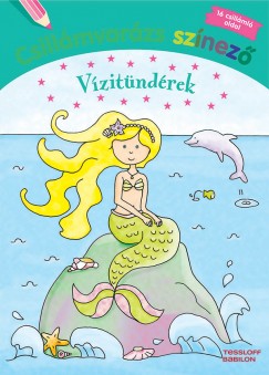 Csillámvarázs színező - Vízitündérek