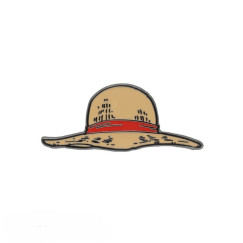 One Piec- szalmakalap kis kitűző