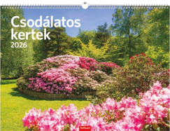 Csod�latos kertek falinapt�r 42x31 cm - 2026