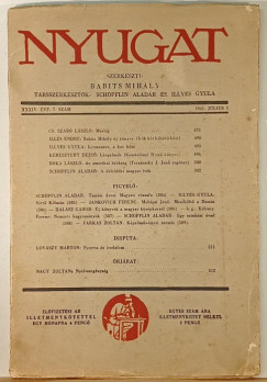 Babits Mihály (Szerk.) - Nyugat- 1941. július 1