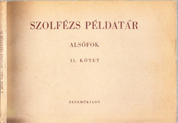Szolf�zs p�ldat�r - Als�fok II. k�tet