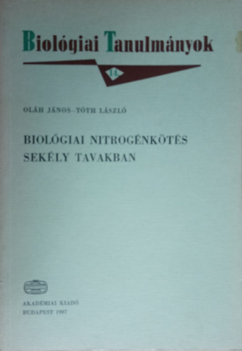 Tth Lszl Olh Jnos - Biolgiai nitrognkts sekly tavakban