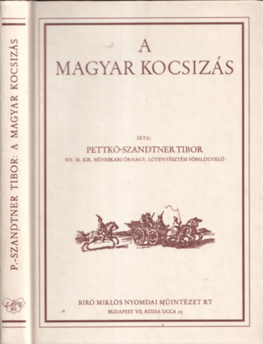 A magyar kocsizs (Reprint)