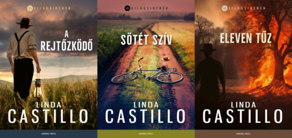 3 db Linda Castillo amish krimi a Kate Burkholder sorozatbl: Stt szv + A rejtzkd + Eleven tz (a Kate Burkholder sorozat 14., 15., s 16. rsze)