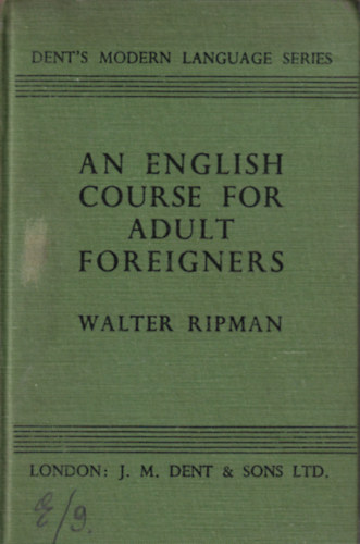 An English Course for Adult Foreigners