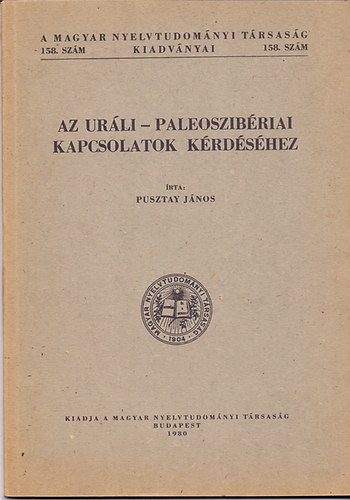 Az urli-paleoszibriai kapcsolatok krdshez