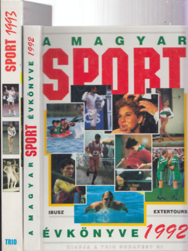 Harle Tams, Ldonyi Lszl - 2db sport - A magyar sport vknyve 1992 + A magyar sport vknyve 1993