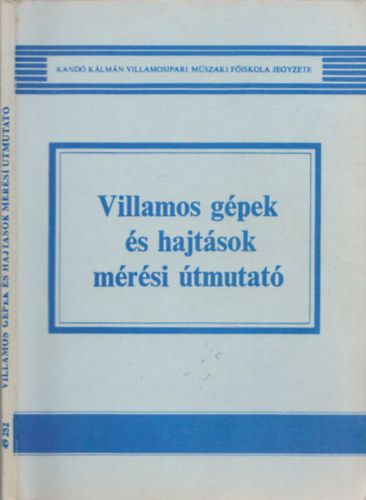 Villamos gpek s hajtsok mrsi tmutat