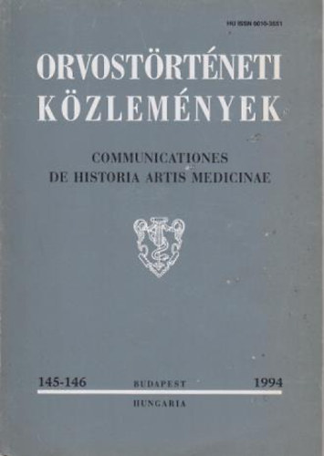 J�nos Szentgothai - Orvost�rt�neti k�zlem�nyek 145-146 1994