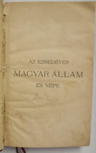 Az ezred�ves magyar �llam �s n�pe