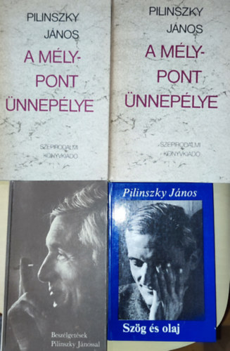 4db Pilinszky Jnossal kapcsolatos m - Pilinszky Jnos-A mlypont nneplye I-II., Szg s olaj, Trk Endre-Beszlgetsek Pilinszky Jnossal