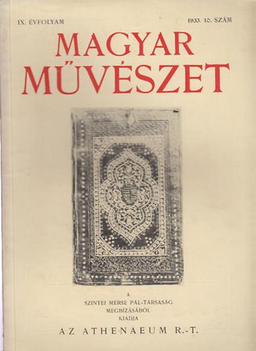 Magyar Mvszet IX.vf.1933/10